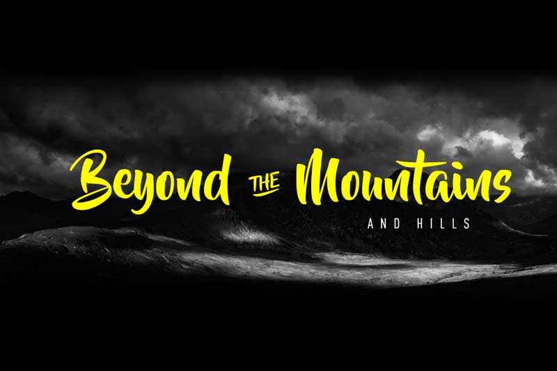 Beyond The Mountains – Free Font