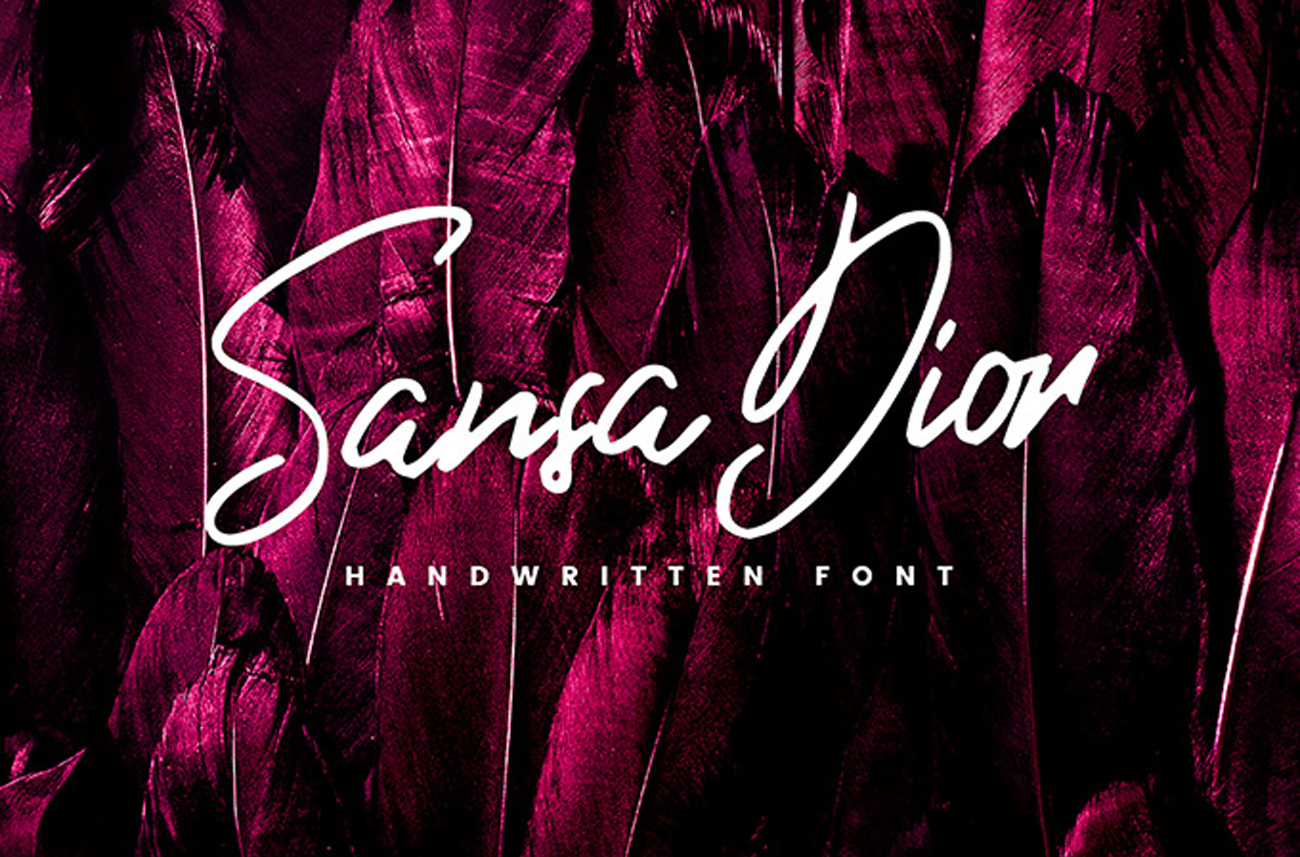 Sansa Dior Typeface