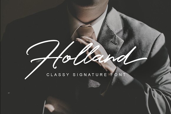 Holland Script Font