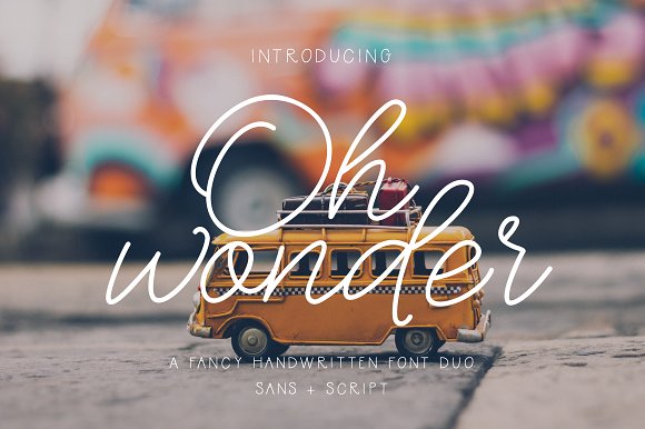 Oh Wonder Font Duo