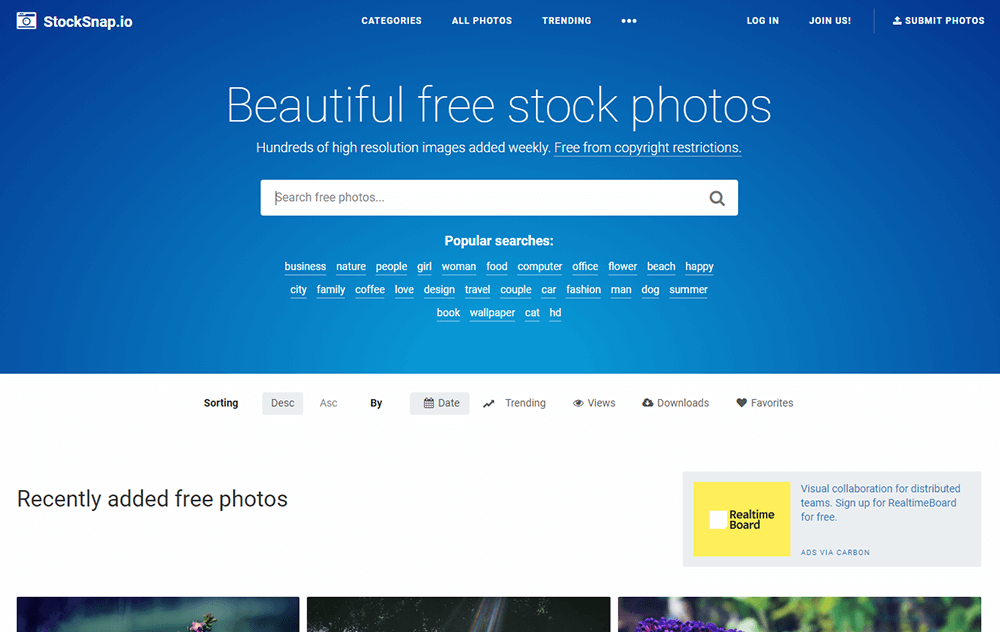 StockSnap.io - Beautiful Free Stock Photos (CC0)